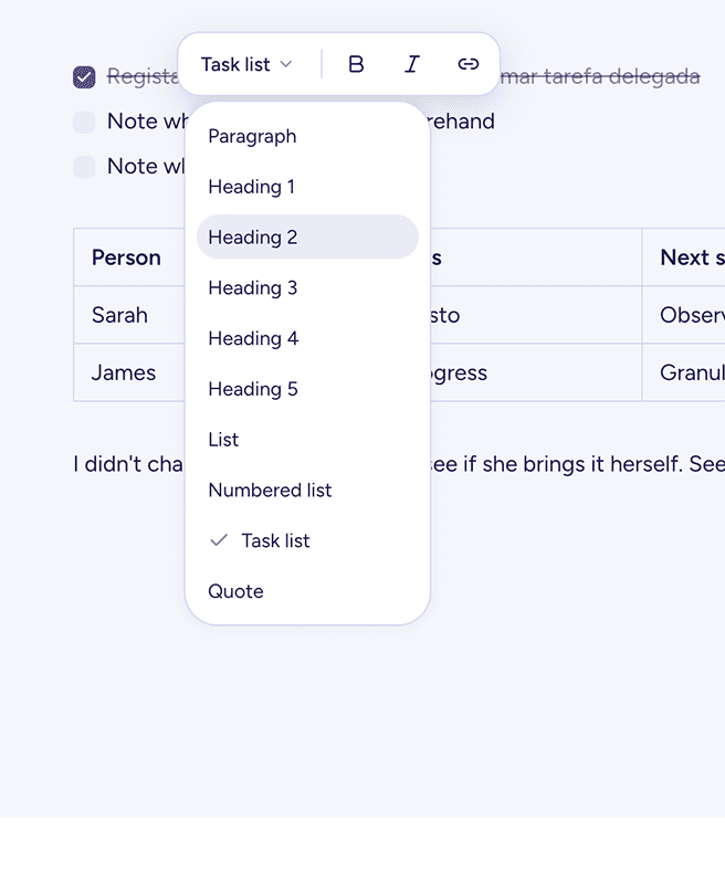 A document being written in the editor